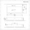 Milano Elswick - White Modern Rectangular Countertop Basin - 750mm x 420mm (1 Tap-Hole)