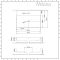Milano Farington - White Modern Rectangular Countertop Basin - 600mm x 420mm (1 Tap-Hole)