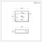 Milano Elswick - Marble Effect Rectangular Wall Hung Basin - 500mm x 350mm (1 Tap Hole)