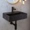 Milano Elswick - Marble Effect Rectangular Wall Hung Basin - 500mm x 350mm (1 Tap Hole) - Choice of Finish