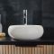 Milano Alden - White Round Countertop Basin - 360mm (No Tap Holes)