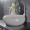 Milano Alden - White Round Countertop Basin - 360mm (No Tap Holes)