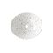 Milano Altham - Terrazzo Effect Oval Countertop Basin - 405mm x 330mm (No Tap Holes)