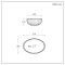 Milano Altham - Crystal Glass Oval Countertop Basin - 510 x 350mm (No Tap-Holes) - Choice of Finish