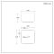 Milano Beckett - White Modern Square Countertop Basin - 370mm x 370mm (No Tap-Holes)