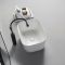 Milano Beckett - White Modern Rectangular Countertop Basin - 480mm x 365mm (No Tap-Holes)