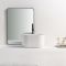 Milano Hemsby - White Modern Oval Countertop Basin - 460mm x 350mm (No Tap-Holes)