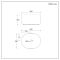 Milano Hemsby - White Modern Oval Countertop Basin - 460mm x 350mm (No Tap-Holes)