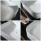 Milano Covent - White Modern Rectangular Countertop Basin - 550mm x 380mm (No Tap-Holes)