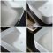 Milano Covent - White Modern Rectangular Countertop Basin - 550mm x 380mm (No Tap-Holes)