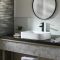 Milano Covent - White Modern Rectangular Countertop Basin - 550mm x 380mm (No Tap-Holes)