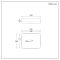 Milano Covent - White Modern Rectangular Countertop Basin - 550mm x 380mm (No Tap-Holes)