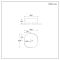 Milano Berkely - White Modern Round Countertop Basin - 400mm (No Tap-Holes)