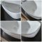 Milano Berkely - White Modern Oval Countertop Basin - 500mm x 390mm (No Tap-Holes)
