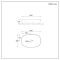 Milano Berkely - White Modern Oval Countertop Basin - 600mm x 380mm (No Tap-Holes)