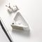 Milano Brixton - White Modern Corner Countertop Basin - 560mm x 345mm (1 Tap-Hole)