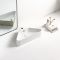Milano Brixton - White Modern Corner Countertop Basin - 560mm x 345mm (1 Tap-Hole)