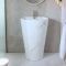 Milano Axton - Marble Effect Modern Freestanding Basin - 535mm x 480mm (1 Tap Hole)