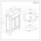 Milano Aston - 550mm Traditional Vanity Unit with Basin - Choice of Finish and Handles