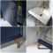 Milano Edge - 450mm Modern Cloakroom Corner Vanity Unit with Basin - Choice of Finish and Handles