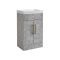 Milano Lurus - 500mm Modern Vanity Unit with Basin - Choice of Finish and Handles