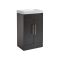 Milano Lurus - 500mm Modern Vanity Unit with Basin - Choice of Finish and Handles