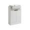 Milano Lurus - 550mm Modern Vanity Unit with Basin - Choice of Finish and Handles