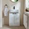 Milano Lurus - 550mm Modern Vanity Unit with Basin - Choice of Finish and Handles