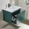 Milano Lurus - 600mm Wall Hung Modern Vanity Unit with Basin - Choice of Finish and Handles