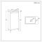 Milano Edge - 400mm Modern Cloakroom Vanity Unit with Basin - Choice of Finish and Handles