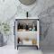 Milano Edge - 610mm Modern Vanity Unit with Basin - Choice of Finish and Handles