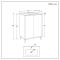 Milano Edge - 610mm Modern Vanity Unit with Basin - Choice of Finish and Handles