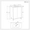 Milano Edge - 810mm Modern Vanity Unit with Basin - Choice of Finish and Handles