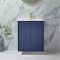 Milano Edge - 610mm Wall Hung Modern Vanity Unit with Basin - Choice of Finish and Handles