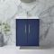 Milano Edge - 610mm Wall Hung Modern Vanity Unit with Basin - Choice of Finish and Handles