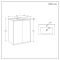 Milano Edge - 610mm Wall Hung Modern Vanity Unit with Basin - Choice of Finish and Handles