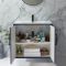 Milano Edge - 810mm Wall Hung Modern Vanity Unit with Basin - Choice of Finish and Handles