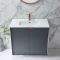 Milano Edge - 810mm Wall Hung Modern Vanity Unit with Basin - Choice of Finish and Handles