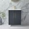 Milano Edge - Wall Hung Modern Vanity Unit with Basin - Choice of Size, Finish and Handles