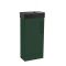 Milano Lurus - 400mm Modern Cloakroom Vanity Unit with Black Basin - Choice of Finish and Handles