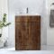 Milano Lurus - 610mm Modern Vanity Unit with Basin - Choice of Finish and Handles
