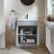 Milano Lurus - 610mm Modern Vanity Unit with Basin - Choice of Finish and Handles