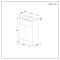 Milano Lurus - 610mm Modern Vanity Unit with Basin - Choice of Finish and Handles
