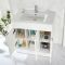 Milano Lurus - 810mm Modern Vanity Unit with Basin - Choice of Finish and Handles