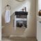 Milano Lurus - 400mm Wall Hung Modern Cloakroom Vanity Unit with Black Basin - Choice of Finish and Handles