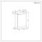 Milano Lurus - 400mm Wall Hung Modern Cloakroom Vanity Unit with Black Basin - Choice of Finish and Handles