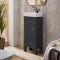 Milano Aston - 400mm Traditional Cloakroom Vanity Unit with Basin - Choice of Finish and Handles