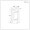 Milano Aston - 400mm Traditional Cloakroom Vanity Unit with Basin - Choice of Finish and Handles