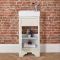 Milano Thornton - 400mm Traditional Cloakroom Vanity Unit with Basin - Choice of Finish and Handles