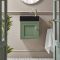 Milano Thornton - 400mm Wall Hung Traditional Cloakroom Vanity Unit with Basin - Choice of Basin, Finish and Handles